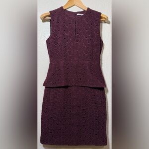 Diane Von Furstenberg (mainline) Lace Sheath Dress Size 4